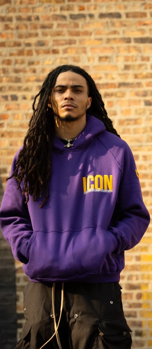 Purple Claw Hoodie - Icon The Collection