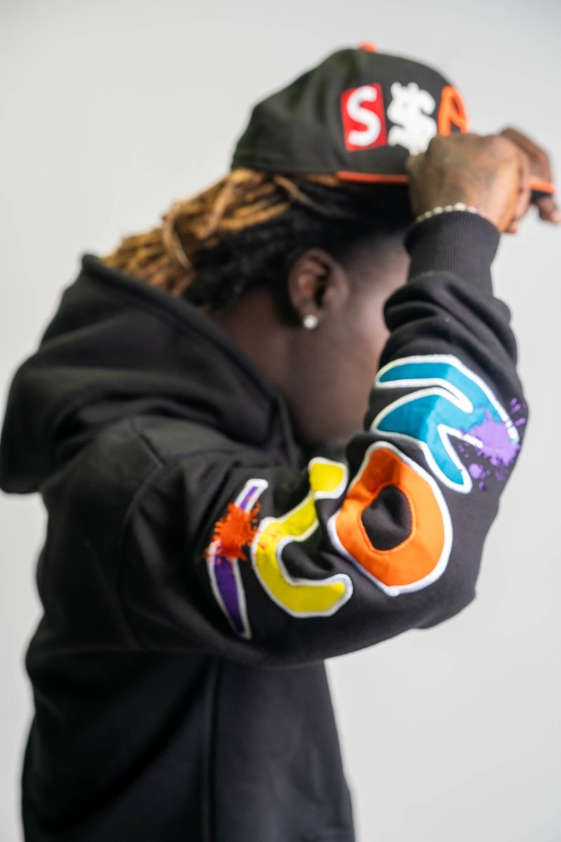 ICON Black Signature Zip up Suit - Icon The Collection