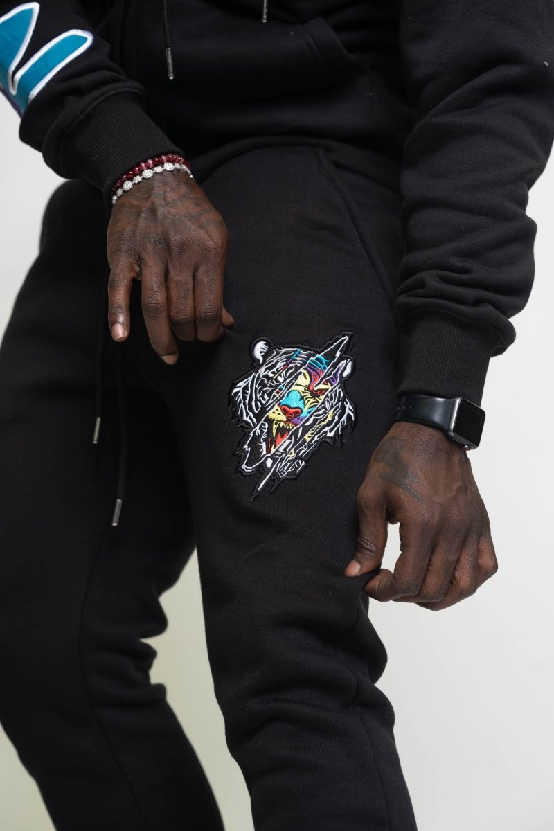 ICON Black Signature Zip up Suit - Icon The Collection