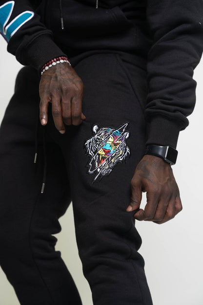 ICON Black Signature Zip up Suit - Icon The Collection