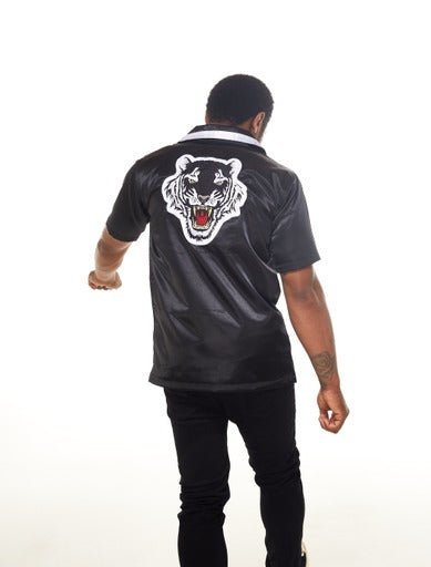ICON Black Silk Bowling Shirt - Icon The Collection
